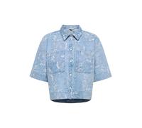 ONLY Camicia da donna 'ONLCleo-Aude' blu denim / bianco Donna - PROMO - Camicie e tuniche - Camicie a maniche corte ONLY M