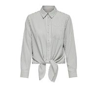 ONLY Camicia da donna 'ONLLECEY' grigio / bianco Donna - Abbigliamento - Taglie comode - Camicie e tuniche - Camicie ONLY XL