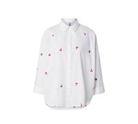 ONLY Camicia da donna 'ONLNew Lina' oliva / rosso scuro / bianco Donna ONLY L oliva / rosso scuro / bianco