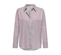 ONLY Camicia da donna 'ONLOregon' rosso vino / bianco Donna ONLY XS rosso vino / bianco