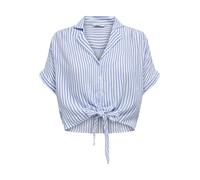 ONLY Camicia da donna 'ONLPaula' blu scuro / bianco Donna - Abbigliamento - Taglie comode - Camicie e tuniche - Camicette e top ONLY XXL