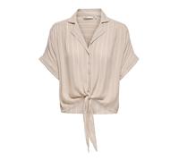ONLY Camicia da donna 'ONLPAULA' greige / bianco Donna ONLY XL
