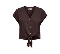 ONLY Camicia da donna 'ONLSiesta' marrone scuro Donna - Abbigliamento - Camicie e tuniche - Camicie a maniche corte ONLY M
