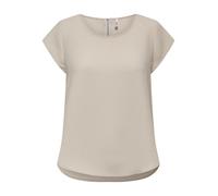 ONLY Onlvic S/S Solid Top Noos Ptm, T-Shirt Donna, Raggio di Luna, 50
