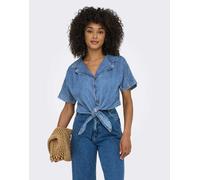 ONLY - Camicia di jeans in denim blu medio 40