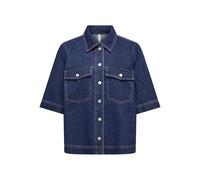 ONLY Onlbelle S/S Shirt DNM Gua Noos, Blu Jeans Scuro, M Donna