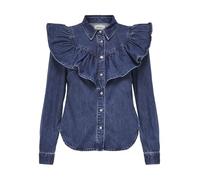 ONLY Camicia Indigo Noos Cowgirl da donna, blu