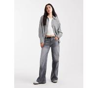 ONLY - Camicia oversize a righe bianche e nere-Nero 42