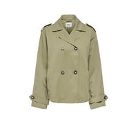 ONLY Cappotto di mezza stagione 'ONLHannah' verde pastello Donna - Abbigliamento - Taglie comode - Cappotti ONLY S