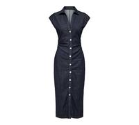 ONLY Capsleeve Midi Dress Onlbabe DNM Rinse-Maglietta a Maniche Corte, Blu Jeans Scuro, S Donna