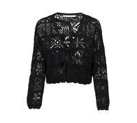 Only Cardigan all'Uncinetto da Donna con Maniche Lunghe e Lacci Anteriori