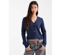 ONLY - Cardigan blu navy con scollo a V 42