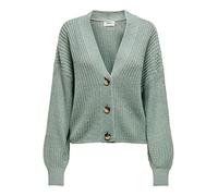ONLY Cardigan Femminile ONLCAROL Cardigan, Verde (Chinois Green), M