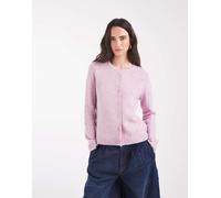 ONLY cardigan lavorato a maglia con scollo rotondo rosa cipria 42