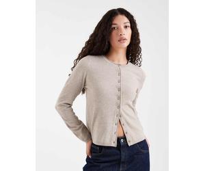 Only - Cardigan lavorato in maglia beige-Neutro 34