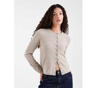 Only - Cardigan lavorato in maglia beige-Neutro 38
