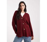 ONLY - Cardigan oversize bordeaux-Rosso 34