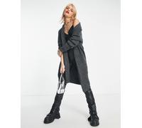 Only - Cardigan taglio lungo color grigio antracite 40