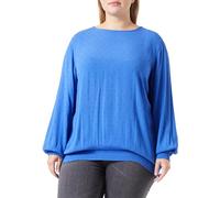 ONLY CARMAKOMA Caradana L/S Smock Top Wvn Camicia a Maniche Lunghe, Blu, 48 Donna
