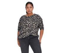 ONLY CARMAKOMA Caralba 3/4 Top Noos, Grigio Talpa/AOP: Anita Leo, 60 Donna