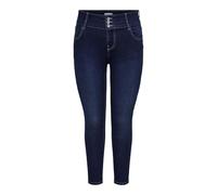 ONLY Carmakoma Caranna HW Skinny Ank MBD DNM ANA, Media Blu Denim, 48W x 32L Donna
