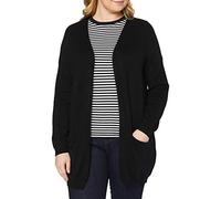 Only Carmakoma Cardigan Lungo Carstone L/S Donna Noos, Nero, L