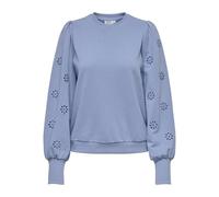 ONLY Carmakoma Carfemme L/S Puff Embroidery Ub Swt Noos, Tempest, XL