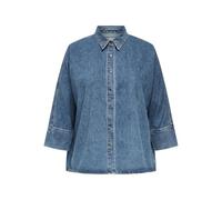 ONLY Carmakoma Cargrace 3/4 DNM - Maglietta Cro, Media Blu Denim, 50