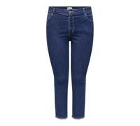 ONLY Carmakoma Carhush Mid Skinny Ank RW DNM Akm187, Blu Jeans Scuro, 52W x 32L Donna