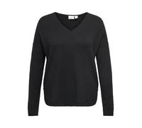 ONLY CARMAKOMA Carmargareta-Pullover Knt Noos Maglione Lavorato a Maglia, Nero, XL Plus Donna