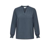 ONLY Carmakoma Carmetta Life - Top con Scollo a V Wvn Noos, Ombre Blu, 54