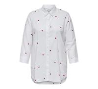 ONLY Carmakoma Carnew Lina Grace LS EMB Shirt Wvn Noos