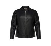 ONLY Carmakoma Carrobber Faux Leather Jacket Noos Giacca di Pelle, Nero, 52 Donna