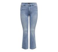 ONLY CARMAKOMA Carsally HW SK Flared DNM BJ759, Denim Light Medium, 50W x 32L Donna