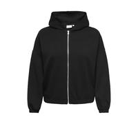 ONLY Carmakoma Carscarlett LS - Cappuccio Elastico con Zip Swt Noos, Nero, XL