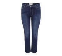 ONLY Carmakoma Carsui Mid Slim DNM Rea285 Noos Pantaloni, Blu Jeans Scuro, 48W x 32L Donna