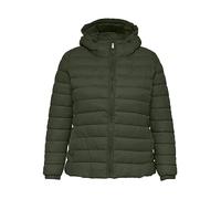 ONLY CARMAKOMA Cartahoe-Giacca con Cappuccio Otw Noos Trapuntata, Notte Foresta, M Donna