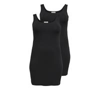 ONLY Carmakoma Cartime Life - Canotta Lunga Jrs Noos, Confezione da 2