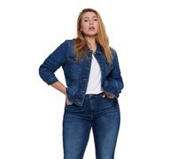 Only Carmakoma Carwespa Life Denim Jacket MBD Noos Giacchetto Denim Donna