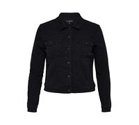 ONLY CARMAKOMA Carwespa LS Jacket Black DNM Giacchetto Denim Donna