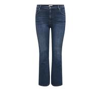 ONLY Carmakoma CARWILLY HW Flared DNM TAI021 Noos, Blu Jeans Scuro, 54W x 32L
