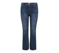 ONLY Carmakoma Carwilly HW Flared DNM Tai021 Noos, Blu Jeans Scuro, 54W x 32L Donna