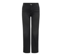 ONLY Carmakoma Carwilly HW Wide Jeans Cro1099 Noos, Denim Nero, 46W x 32L Donna