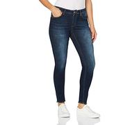 Only Carmakoma CARWILLY Life Reg SK Ank Raw REA4342NOOS, Blu Jeans Scuro, 48W x 32L Donna