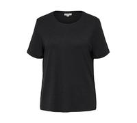 ONLY Carmakoma Carmoster S/S Fold Up Top Jrs Noos, Nero, XL Donna