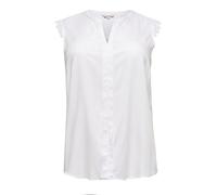 ONLY Carmakoma Donna Carmumi SL Top Camicia Not Applicable, White, 50