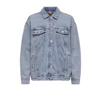 ONLY Carmakoma Donna Carocean L/S Oversize JKT DNM Noos, Light Blue Denim, Numeric_42, Mix blu chiaro, numeric_42