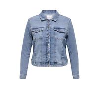 ONLY CARMAKOMA Carwespa LS Jacket Light Blue DNM Noos Giacchetto Denim, Mix Blu Chiaro, 46 Donna