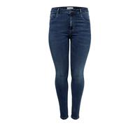 Only Curve - Augusta - Jeans skinny lavaggio blu medio a vita alta 48
