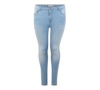 ONLY Carmakoma Jeans 'Augusta' blu denim / marrone chiaro Donna ONLY Carmakoma 32-34x30 blu denim / marrone chiaro